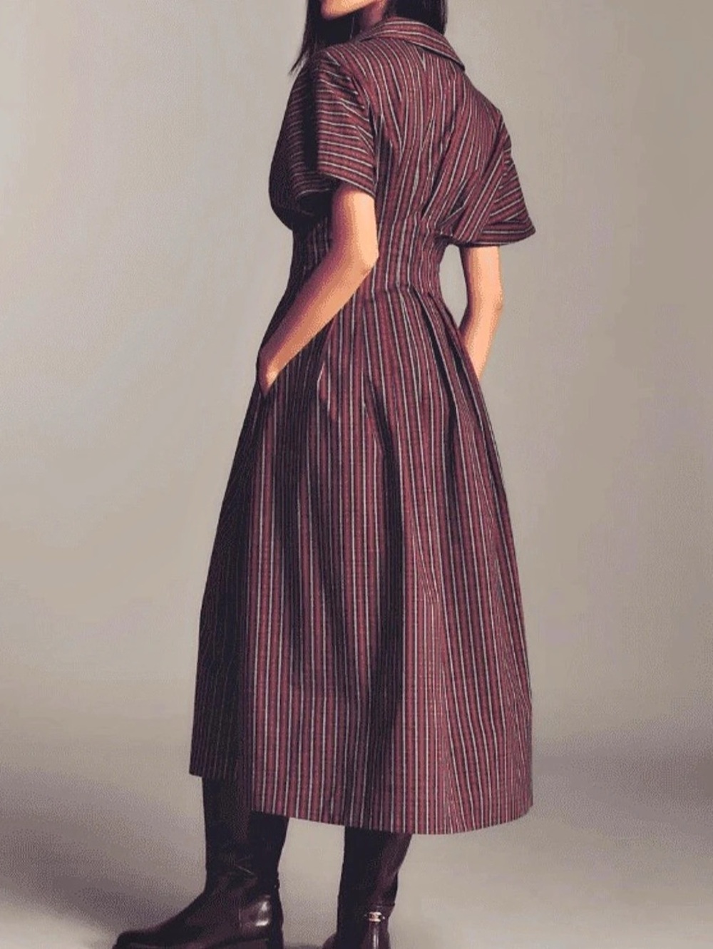 NWT Anthropologie Exquise women’s Plaid Midi Dress size XSP